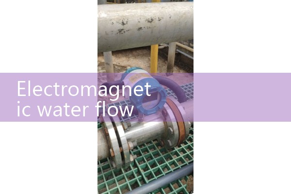 Electromagnetic water flowmeter