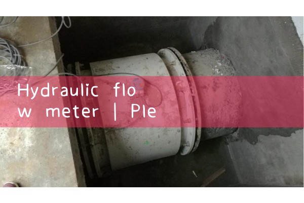 hydraulic flow meter|venturi meter